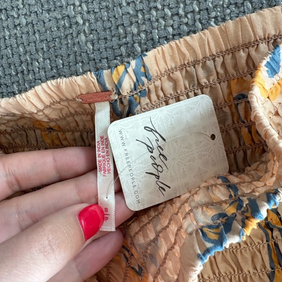 Free People Blue Sky Combo Convertible Maxi Skirt–Size Small brand new with tag - Picture 16 of 16